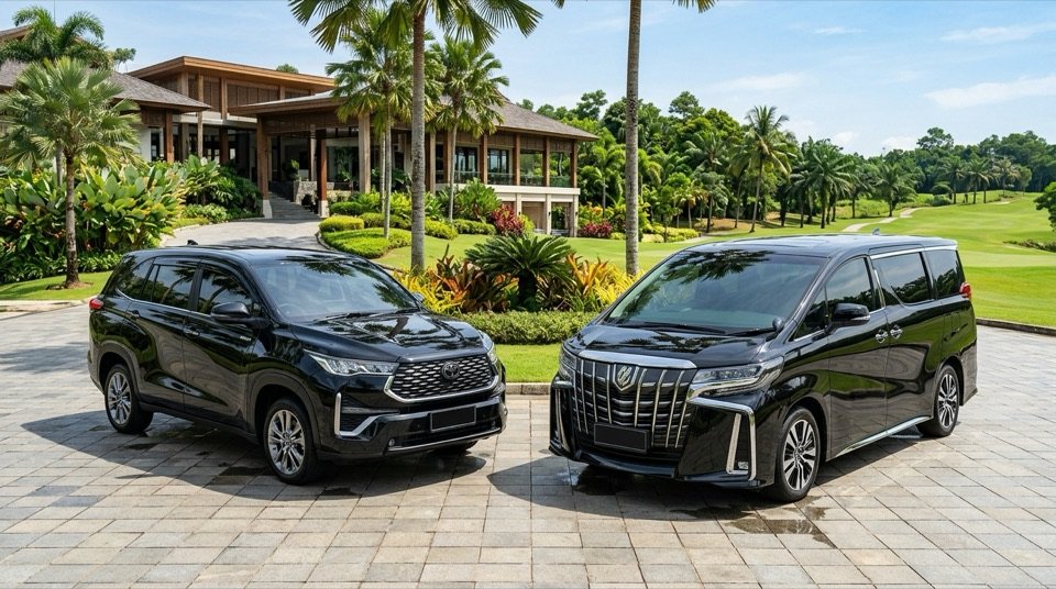 Rent Car Batam with Driver — Innova Zenix & Toyota Alphard VIP