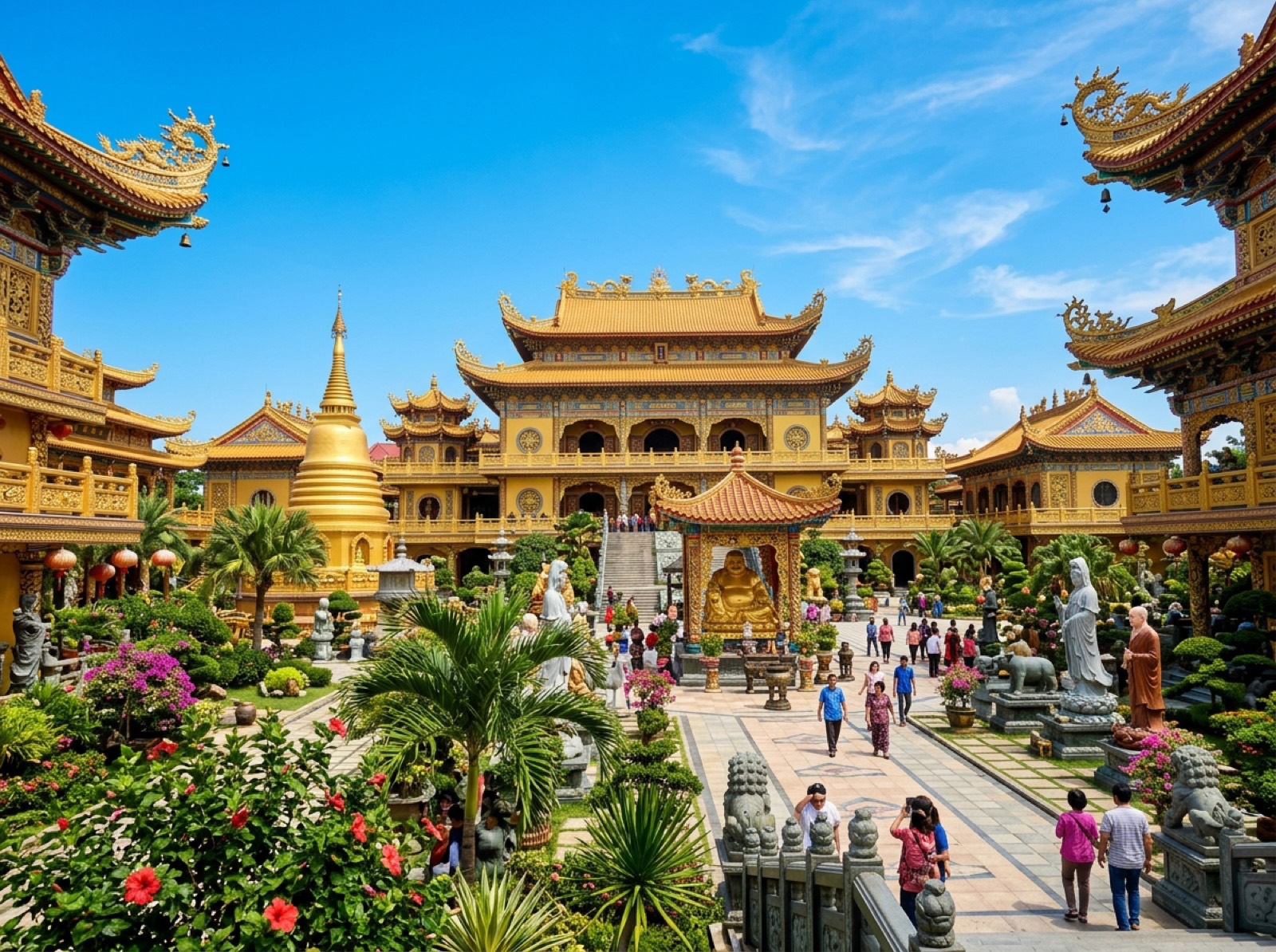 Maha Vihara Duta Maitreya & Nagoya Shopping